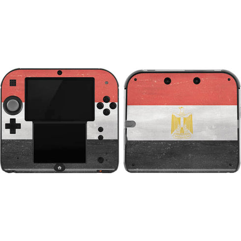 Egyptian Flag Distressed Nintendo 2DS Skin